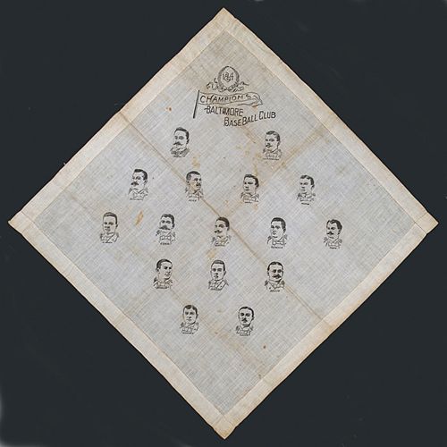 1894 Baltimore Orioles Team Bandanna